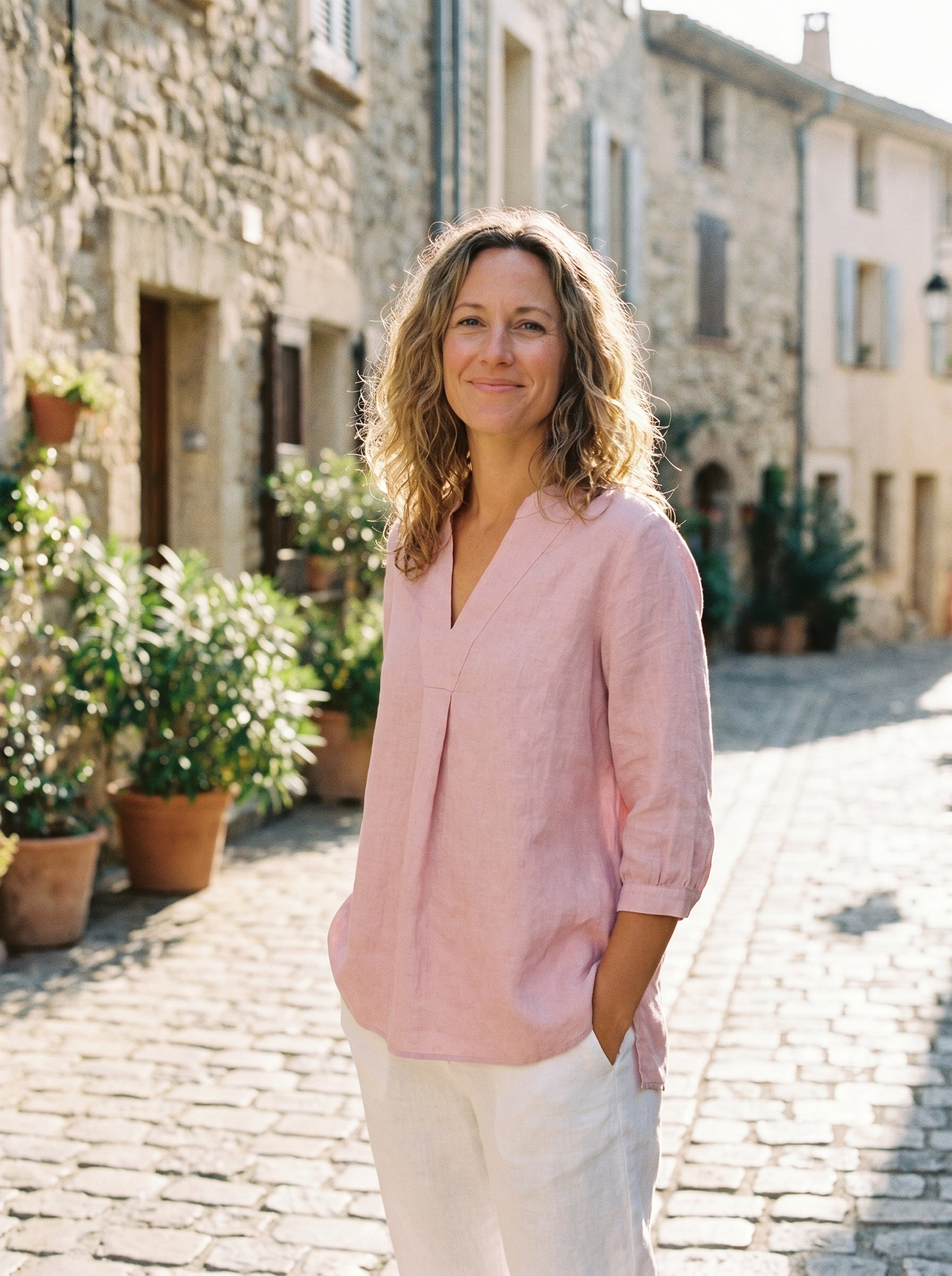 100% Linen Dress Shirt JOANNA