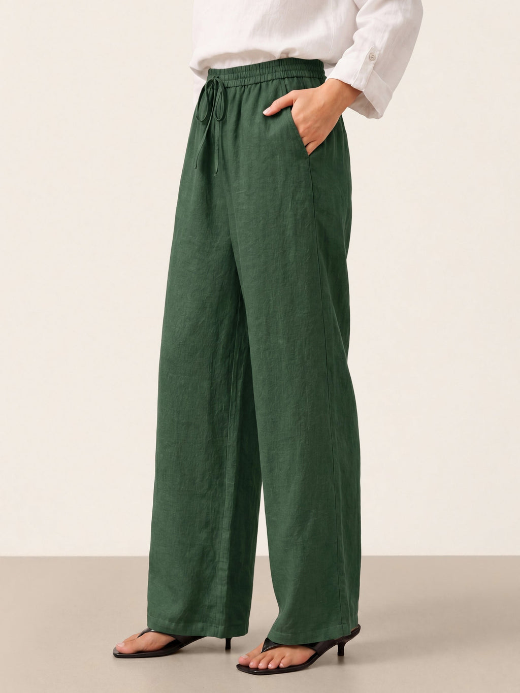 100% Linen Classic Pants LYON