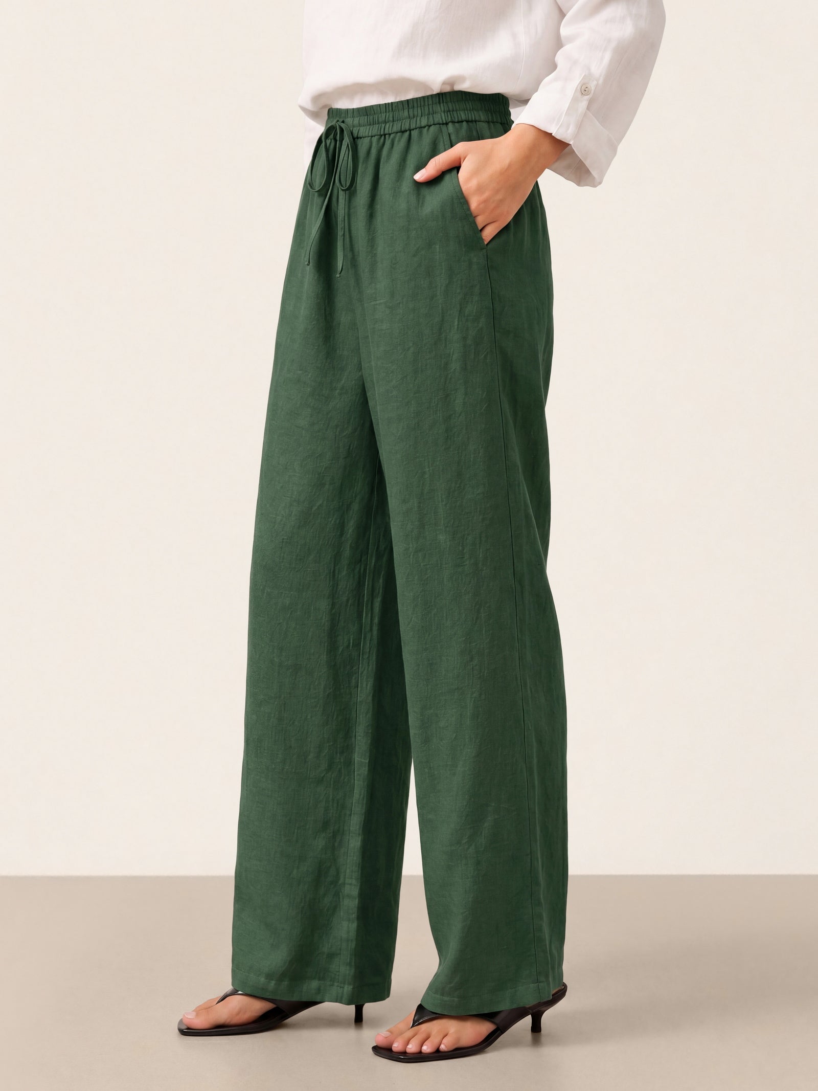 100% Linen Classic Pants LYON