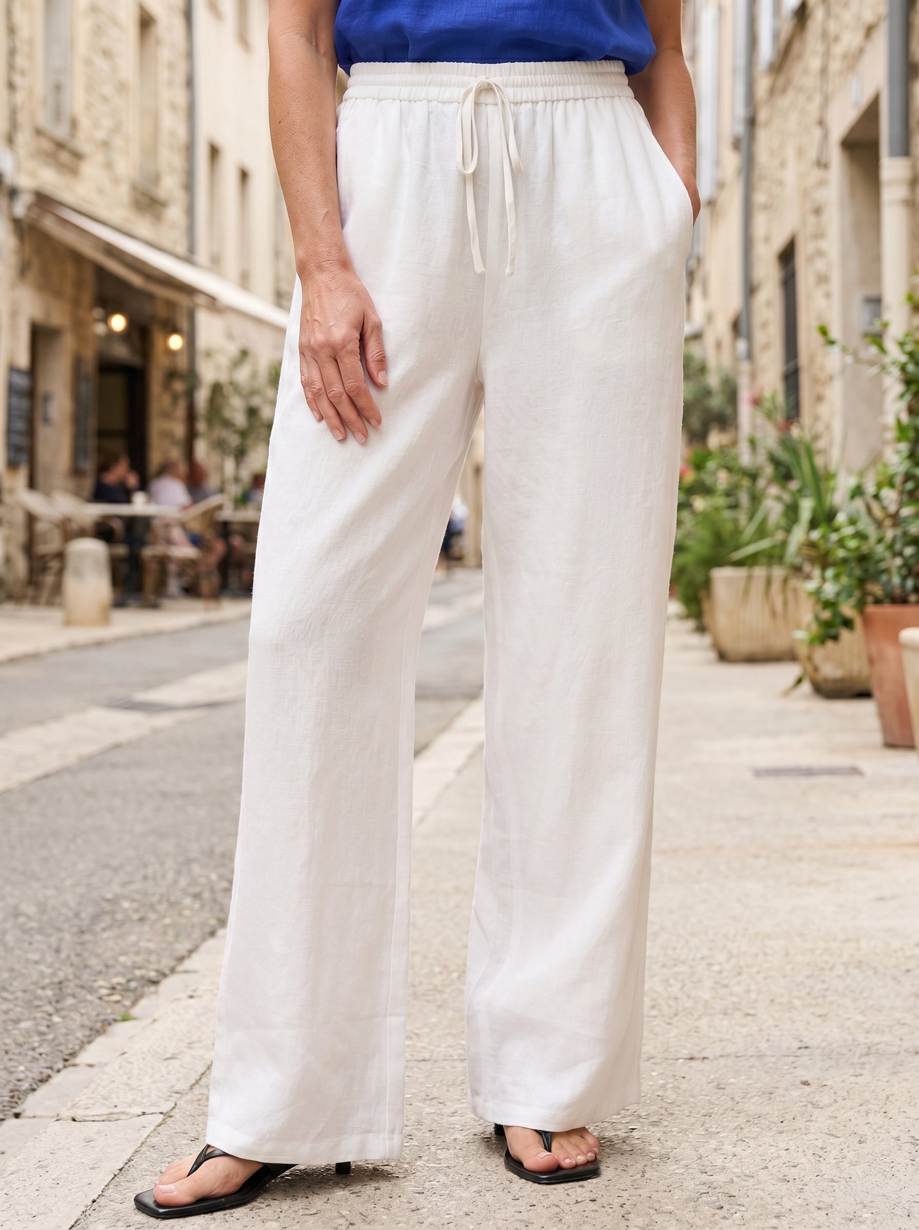 100% Linen Classic Pants LYON