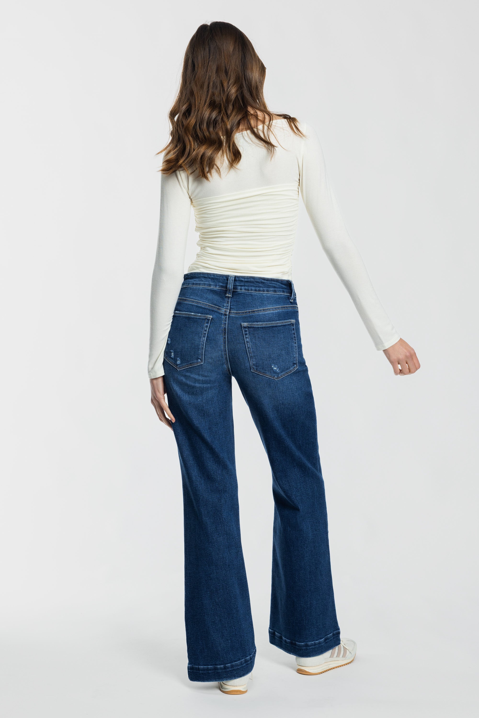 High Rise Wide Leg Jeans