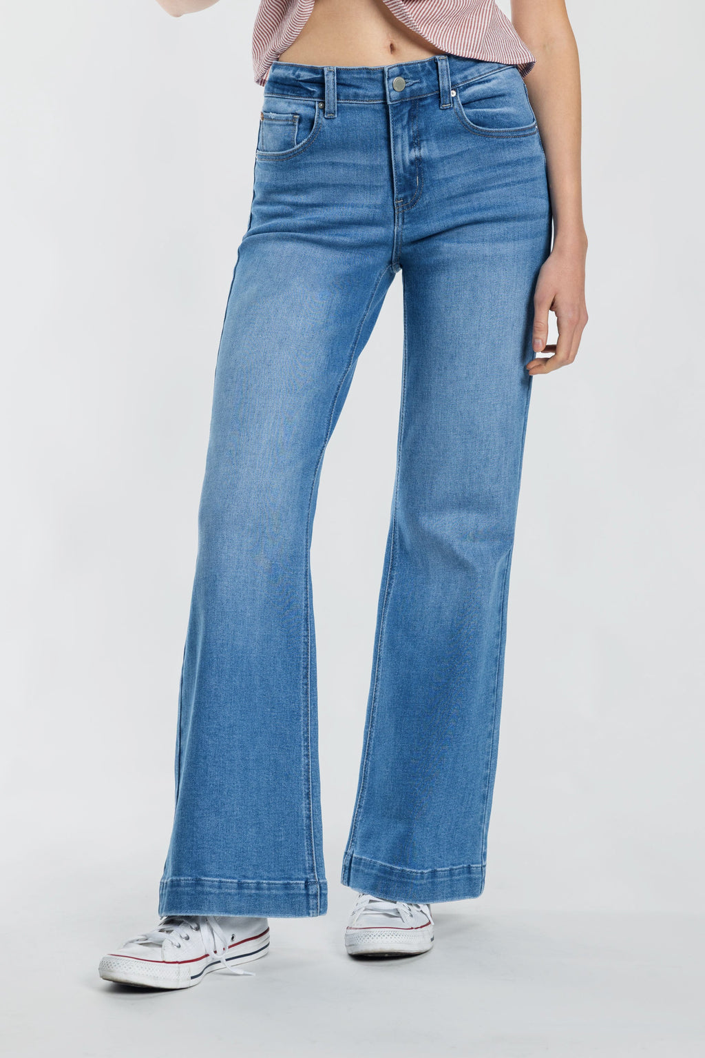High Rise Wide Leg Jeans