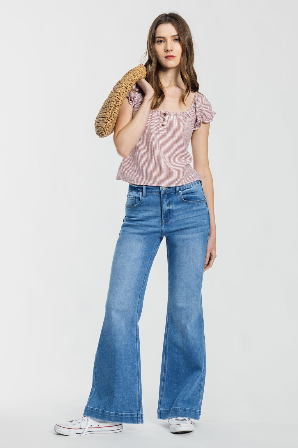 High Rise Wide Leg Jeans