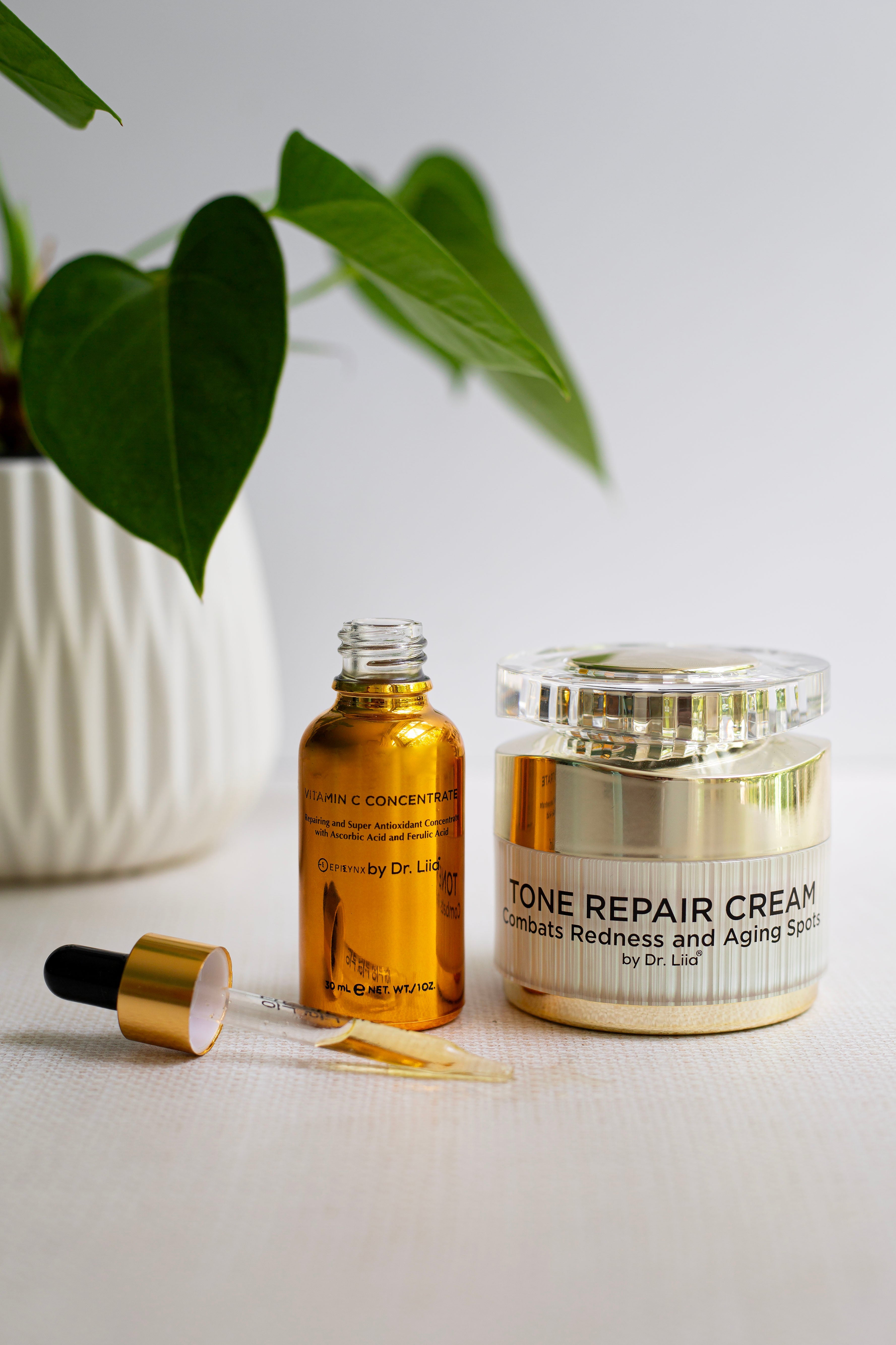 Vitamin C & Dark Spot Duo for Age Spots – Brightening Set for Sensitive Skin