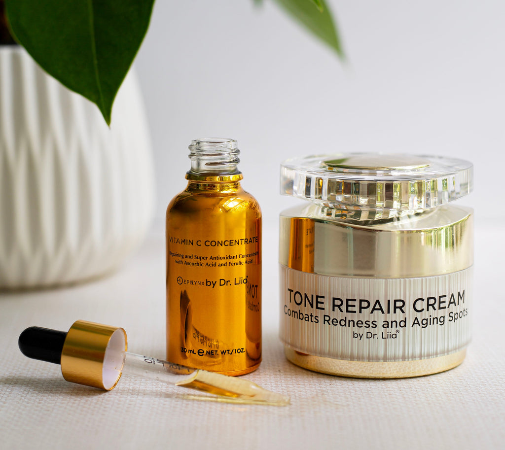 Vitamin C & Dark Spot Duo for Age Spots – Brightening Set for Sensitive Skin