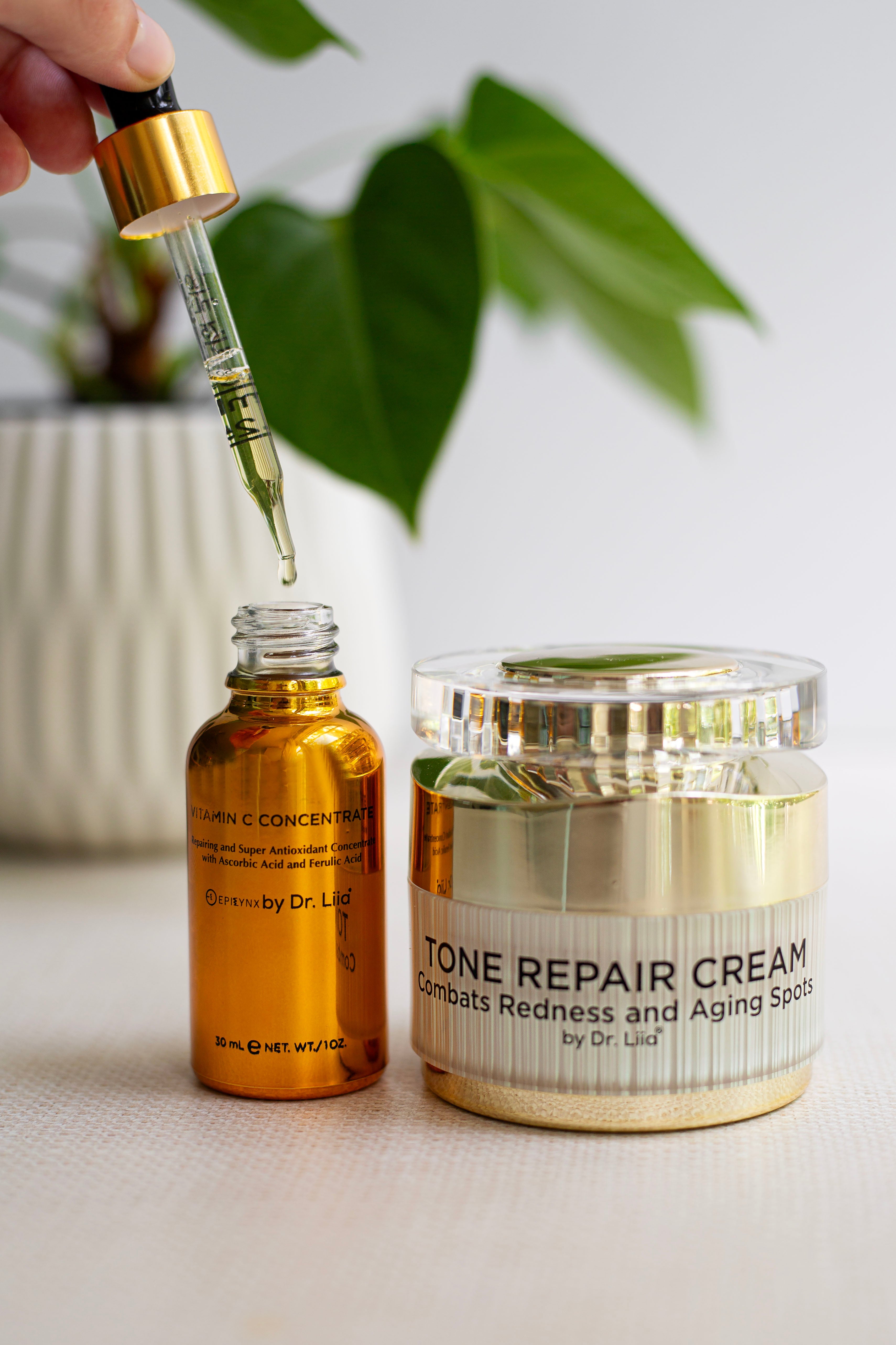 Vitamin C & Dark Spot Duo for Age Spots – Brightening Set for Sensitive Skin