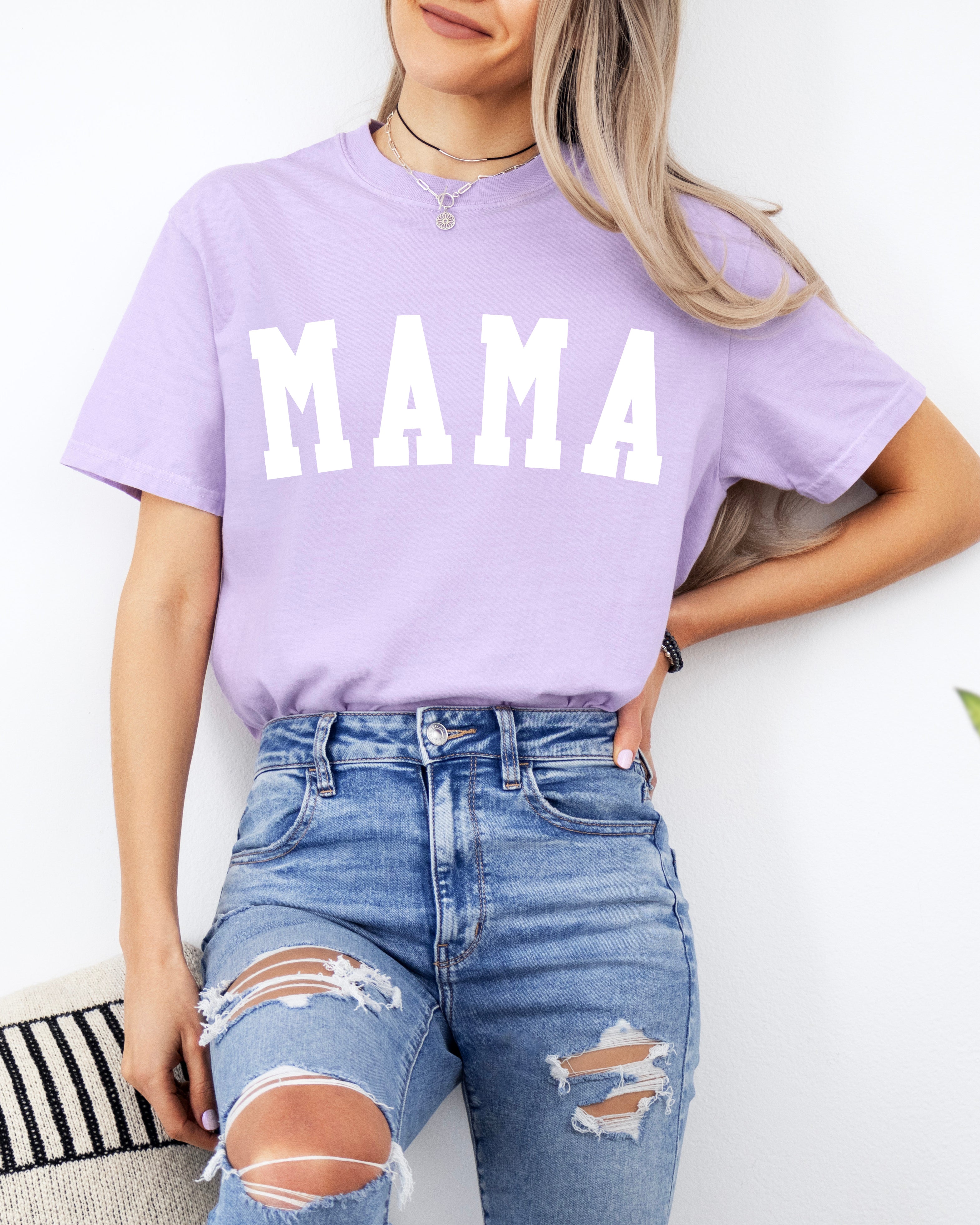 Mama Comfort Colors Graphic Tees (Condensed Font)