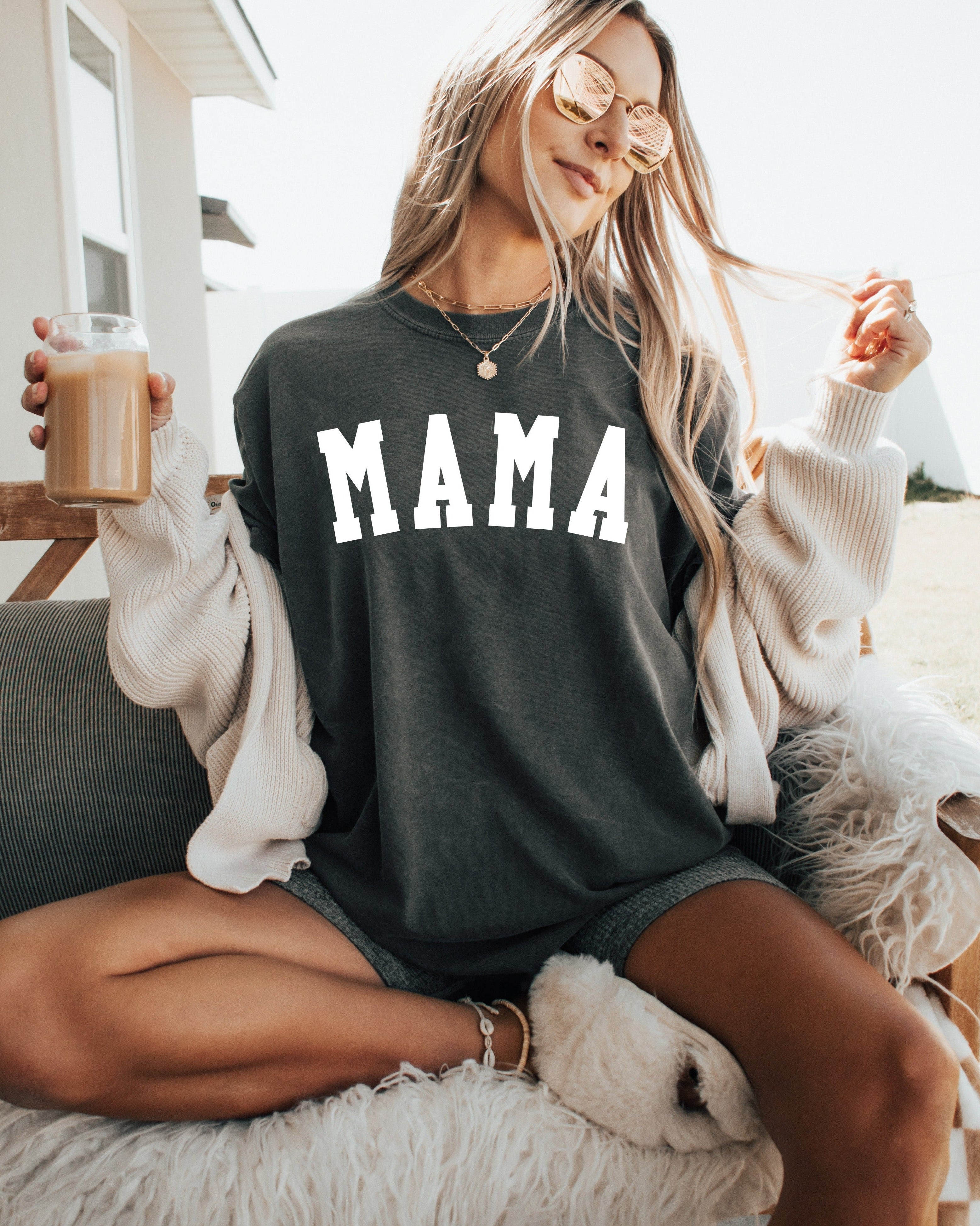 Mama Comfort Colors Graphic Tees (Condensed Font)