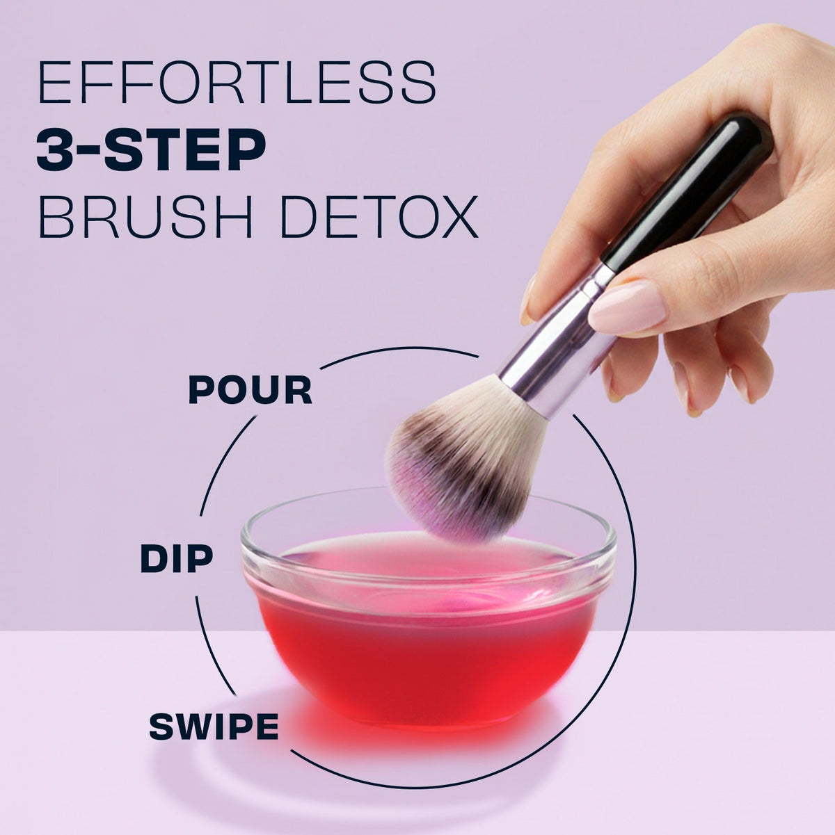Original Rose Makeup Brush Cleaner
