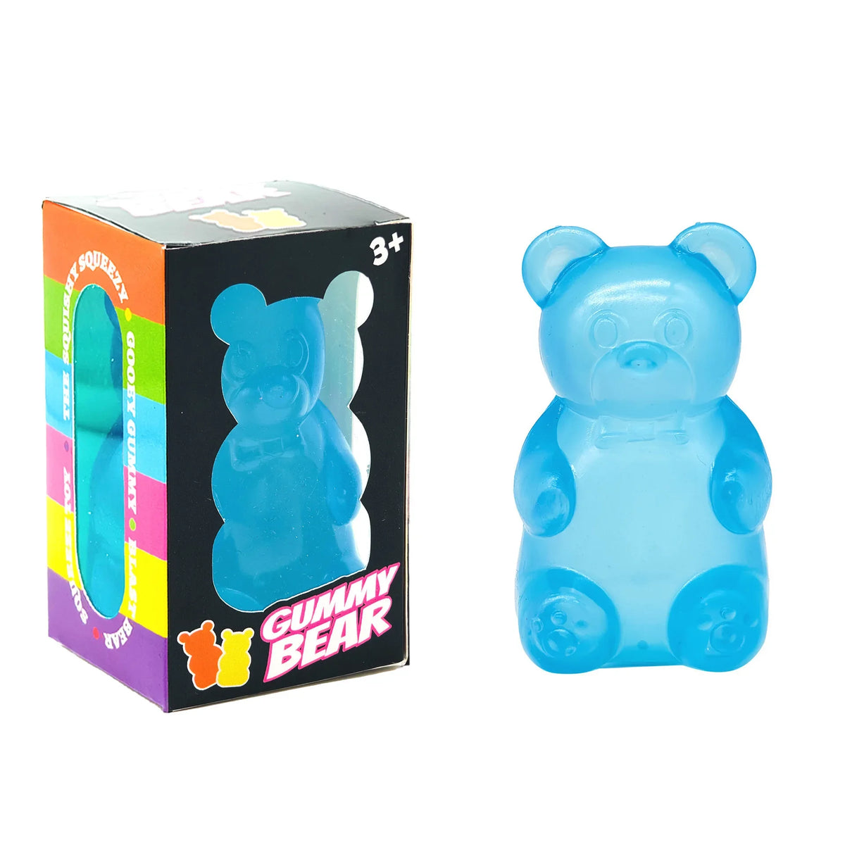 Cute Bear Maltose Squeeze Toy Dough Colorful Sensory Toy Creative New Item Desk Decoration Stress Relief Doll