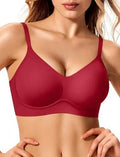 Women's Jelly Bra Wire-free Seamless 3/4 Cup and Thin Molded Bra Soft Support Underwear Comfortable Push-up Bra